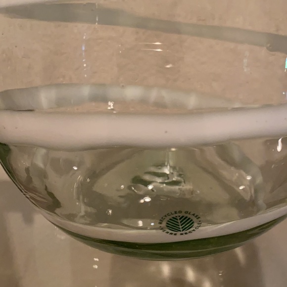 West Elm recycled glass swirl vase - Picture 3 of 5